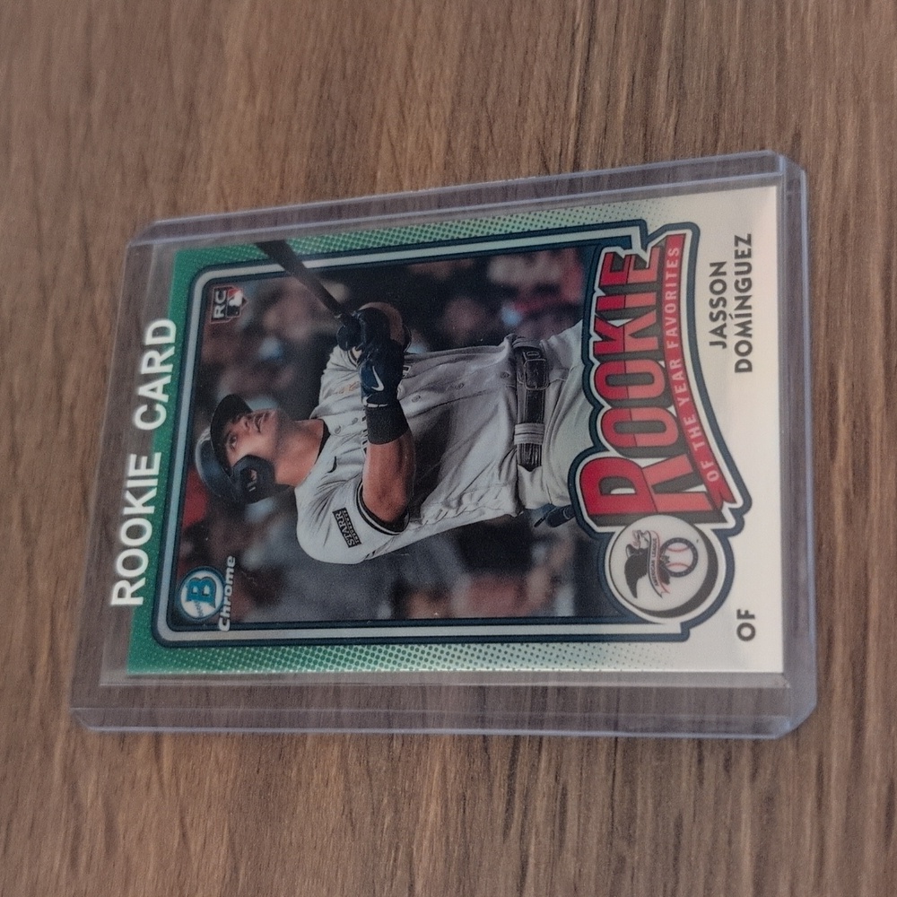 2024 Bowman Chrome Jasson Dominguez ROY Favorites Rookie Card Yankees